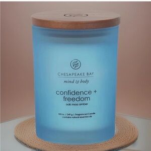 Chesapeake Bay Single Wick Candle- Confidence & Freedom -Oak Moss Amber (8.8oz)